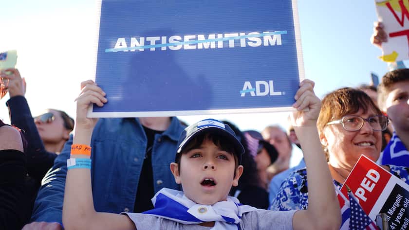 Demonstration gegen Antisemitismus und für die Unterstützung Israels im Krieg gegen die Hamas in Washington Mitte November 2023.