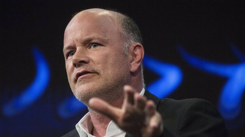 Michael Novogratz, CEO von Galaxy Digital Capital Management anlässlich einer Investorenkonferenz.