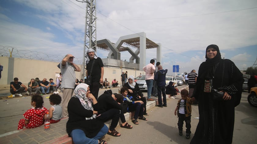 Der Grenzübergang Rafah nach Ägypten im Süden des Gaza-Streifens (2023).