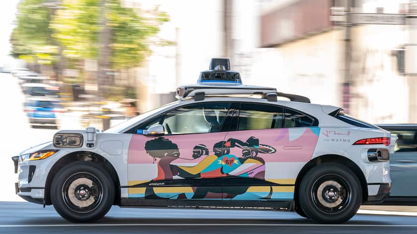 Ein Robotaxi von Waymo.