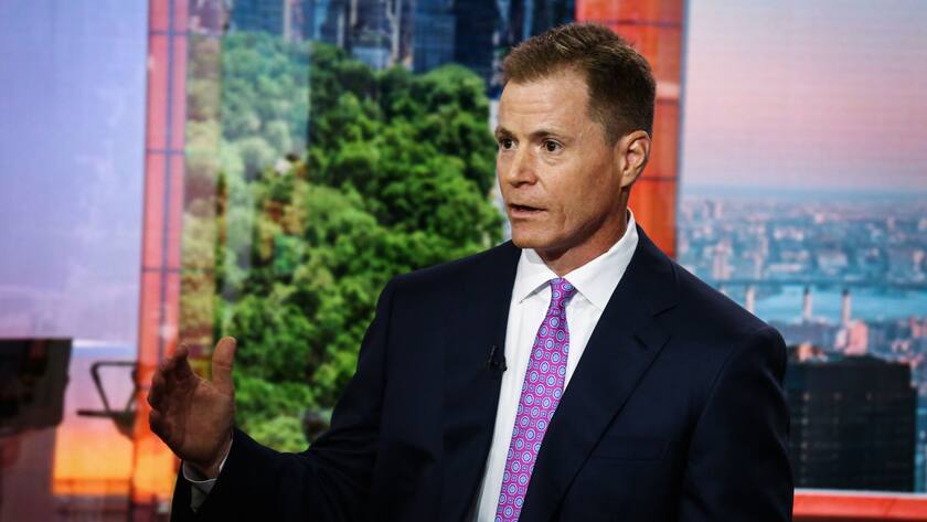 Mark Kiesel, Global Credit Chief Investment Officer of Pacific Investment, bei einem Bloomberg Interview 2018