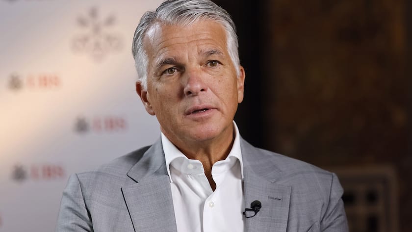 UBS-CEO Sergio Ermotti bei einem Auftritt im August 2023.