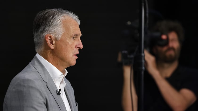 UBS-Chef Sergio Ermotti bei einem Auftritt in Zürich Ende August 2023.