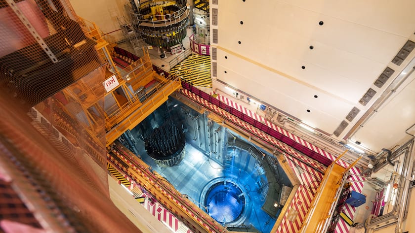 Ein Nuklearreaktor von Électricité de France.