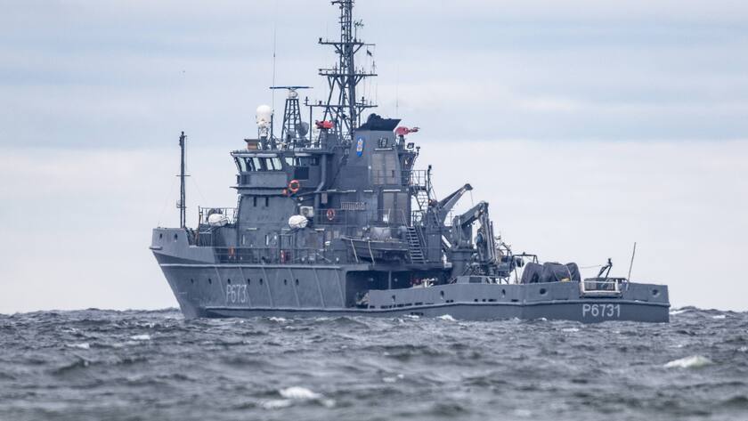 Schiff der Seestreitkräfte von Estland.