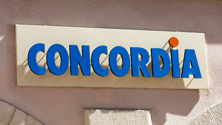 Das Logo der Krankenkasse Concorida