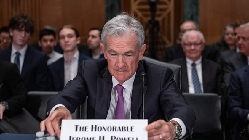 Jerome Powell, Chef der US-Notenbank Federal Reserve, bei einem Auftritt im US-Senat im März 2024.