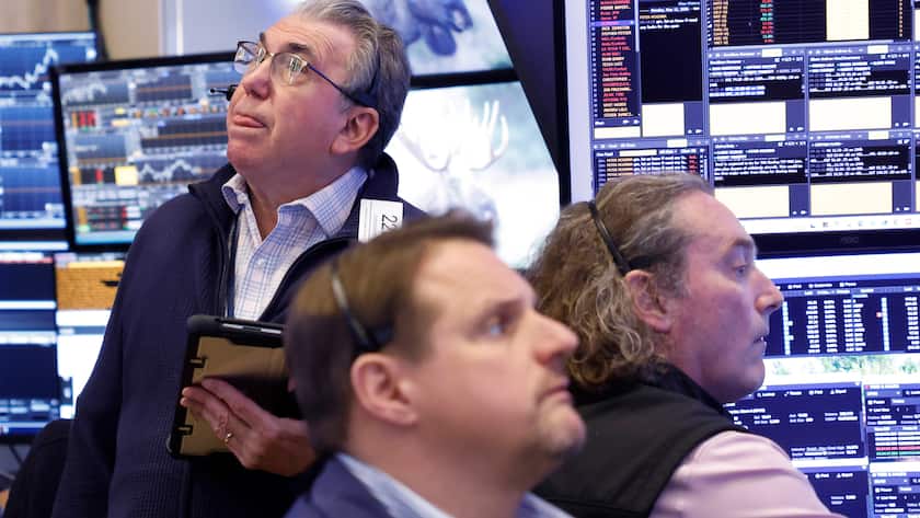 Händler an der New York Stock Exchange in New York.
