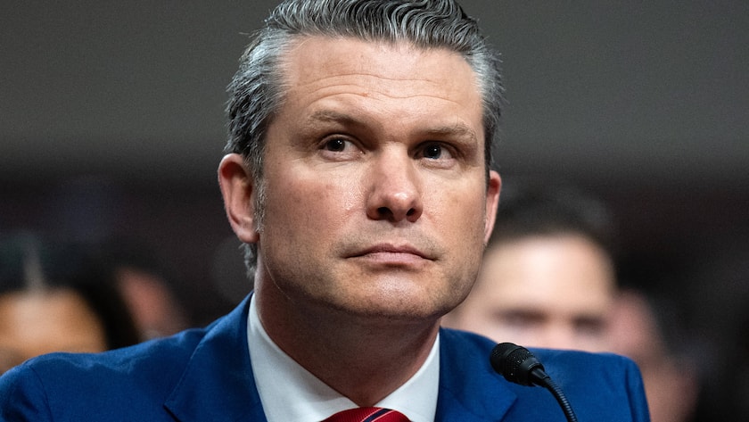 US-Verteidigungsminister Pete Hegseth bei einem Auftritt in Washington in Januar 2025.