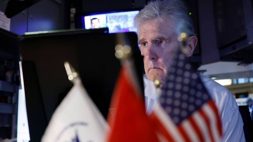 Ein Trader an der Wall Street.