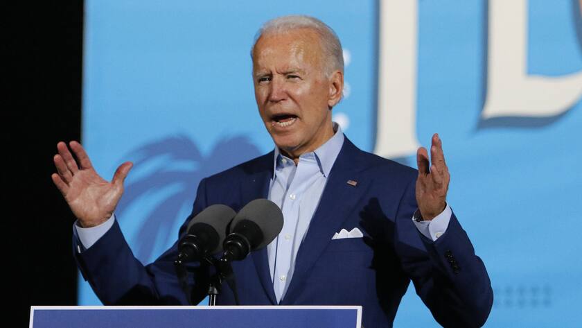 Joe Biden, US-Präsidentschaftskandidat der Demokraten, an einer Wahlkampfveranstaltung am 29. Oktober 2020 in Florida.