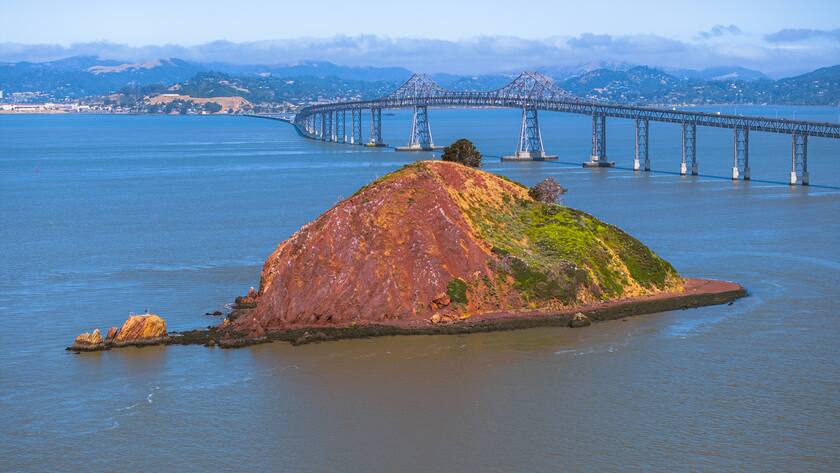 Die Red Rock Island bei San Francisco.