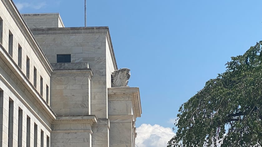 Gebäude der Federal Reserve in Washington, USA.