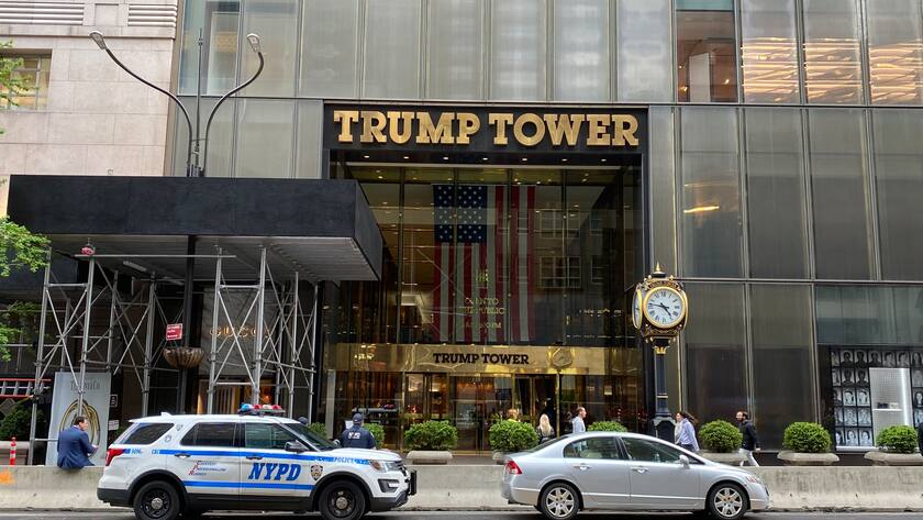 Trump Tower an der Fifth Avenue in Manhattan, New York.