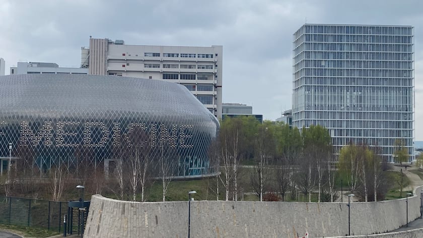 Blick auf den Novartis-Campus in Basel