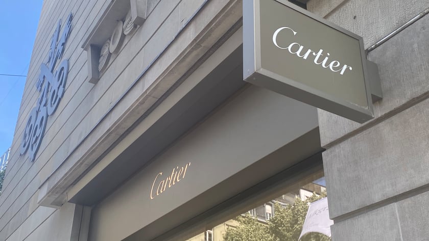 Laden der Richemont-Marke Cartier an der Bahnhofstrasse in Zürich.