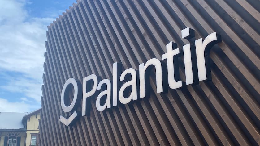 Pavillon von Palantir am WEF 2025 in Davos.