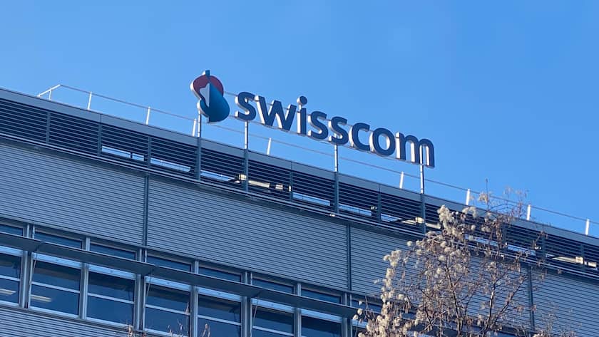 Gebäude von Swisscom im Stadtteil Binz in Zürich.