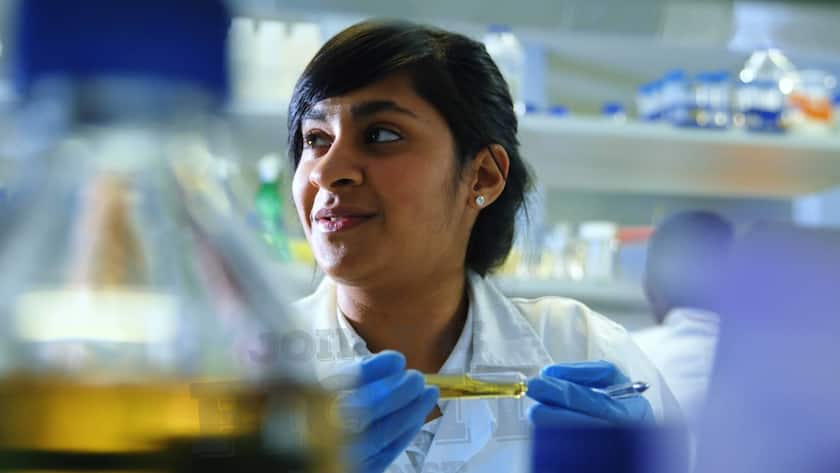 Arbeit in einem Labor.