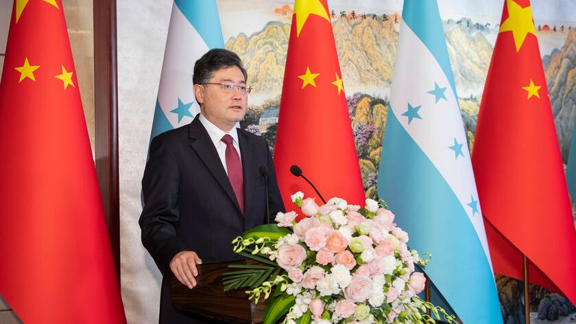 Der abgesetzte chinesische Aussenminister Qin Gang.