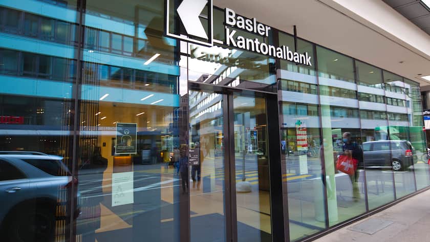 Eine Filiale der Basler Kantonalbank.