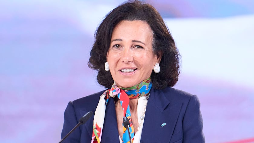 Ana Patricia Botin, CEO der Banco Santander, bei einem Auftritt in Madrid im Juni 2023.