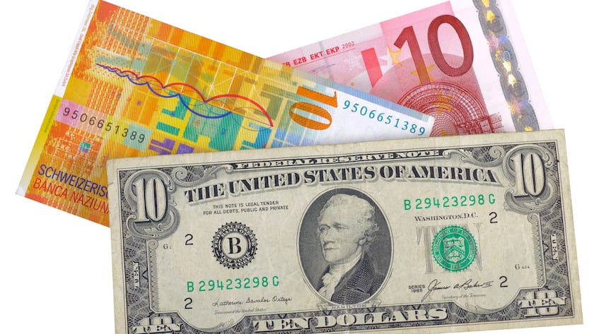 Banknoten von verschiedenen Währungen (2024).