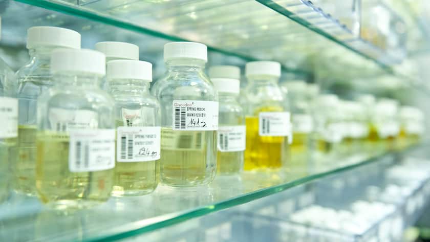 Im Labor am Hauptsitz von Givaudan in Vernier.