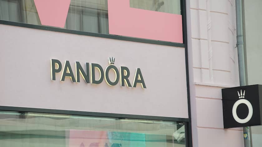 Ein Laden von Pandora in der Einkaufsstrasse der dänischen Hauptstadt.