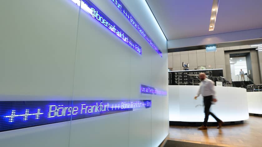 Der Handelssaal der Deutschen Börse in Frankfurt (2023).