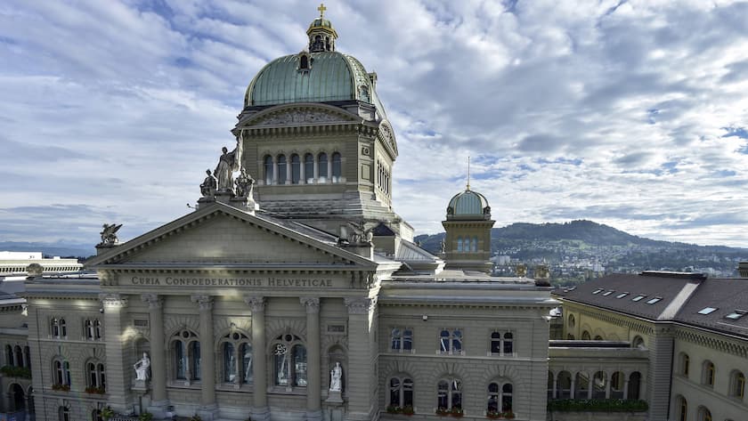 Das Bundeshaus in Bern.
