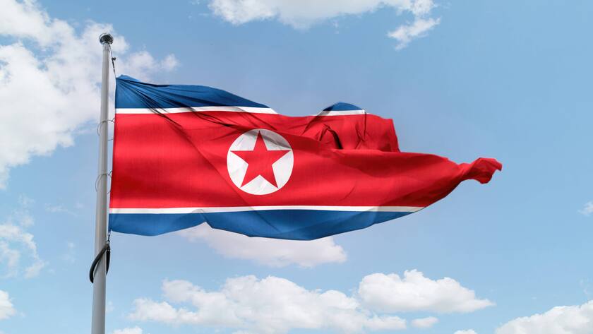 Nordkoreas Flagge