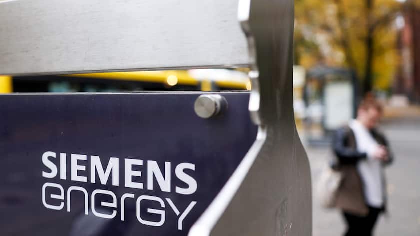 Der Schriftzug von Siemens Energy.