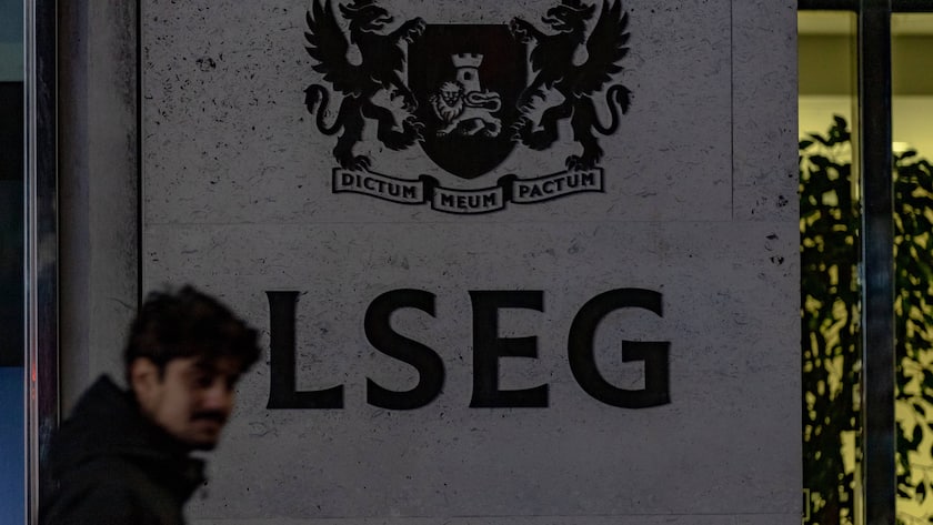 Das Gebäude der Londoner Börse LSEG wirkt in den späten Nachmittagsstunden in London friedlich.
