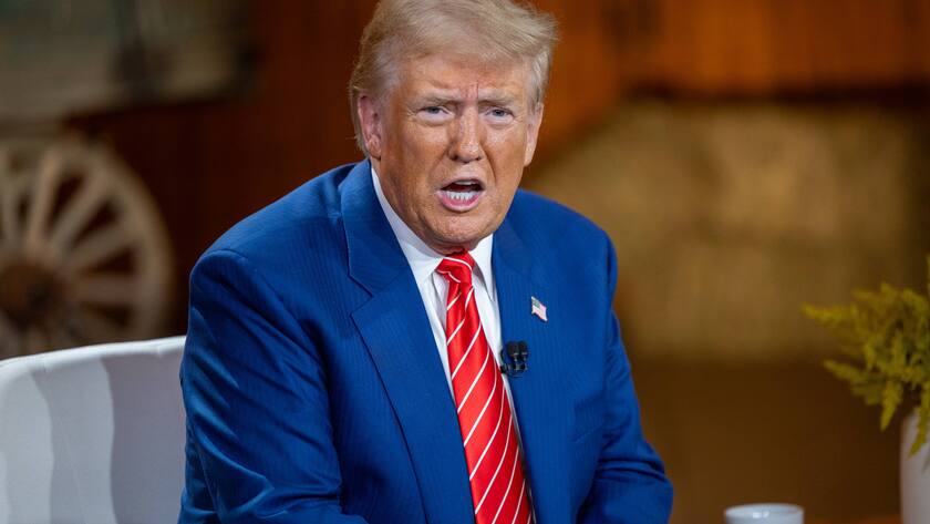 Donald Trump bei einem Anlass von Fox News, USA (Oktober 2024).