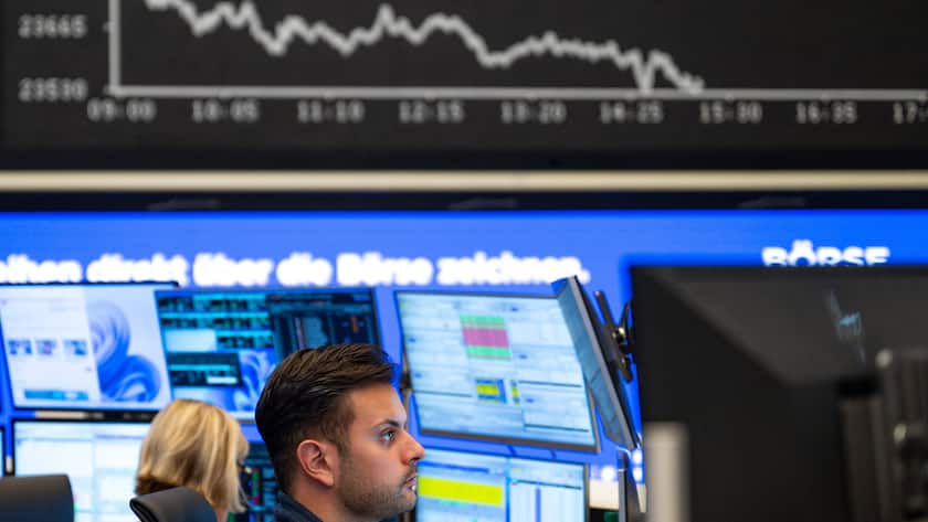 Die Börse in Frankfurt, Deutschland (2025).