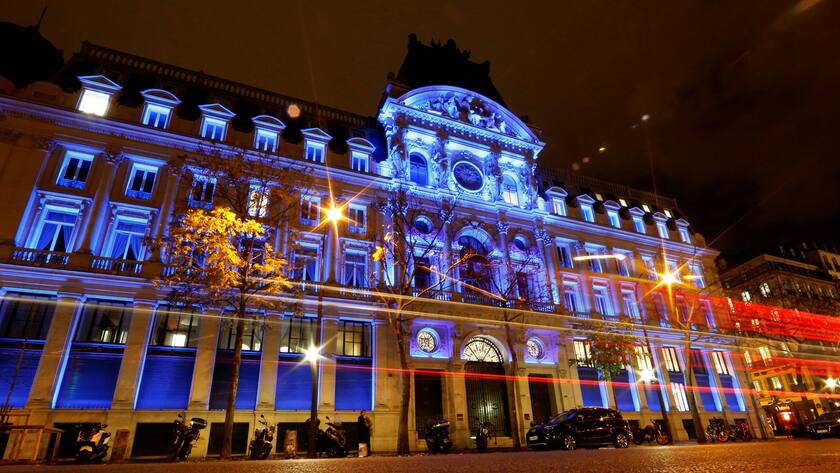 Gebäude des Credit Lyonnais in Paris.