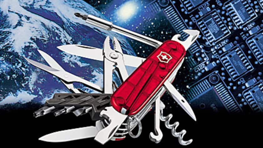 Dank 13 unterschiedlichen Schraubendrehern, clever untergebracht auf engstem Raum, ist das Tool in den Bereichen Elektronik, Haushalt, Hobby und Spielwaren eine Klasse fuer sich.