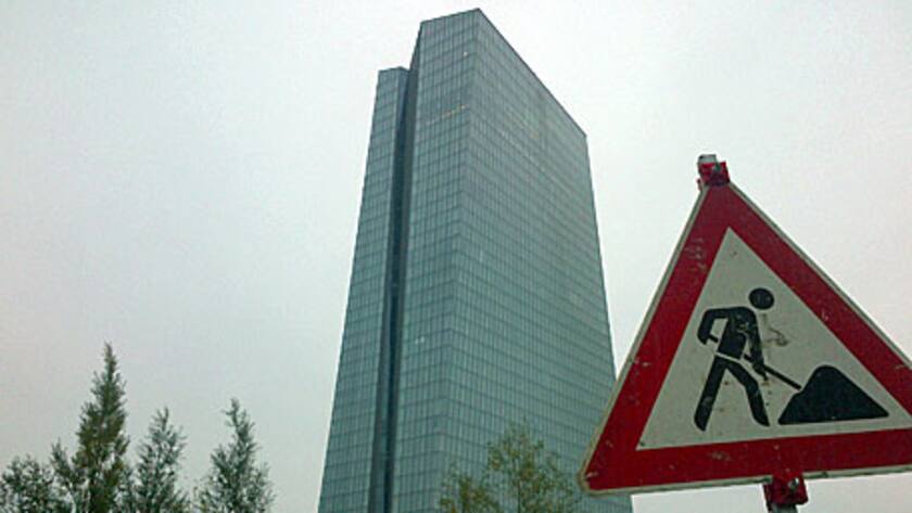 Neues EZB-Hauptquartier in Frankfurt.