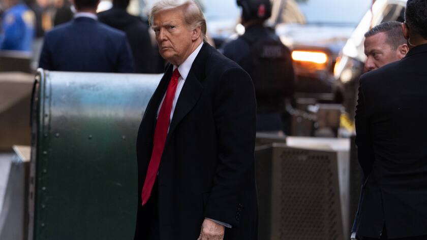 Donald Trump in New York am 25. März 2024.