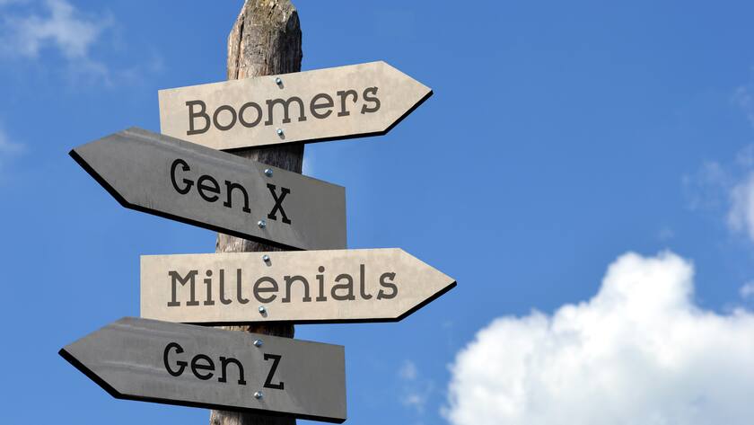 Ein Wegweiser der verschiedenen Generationen