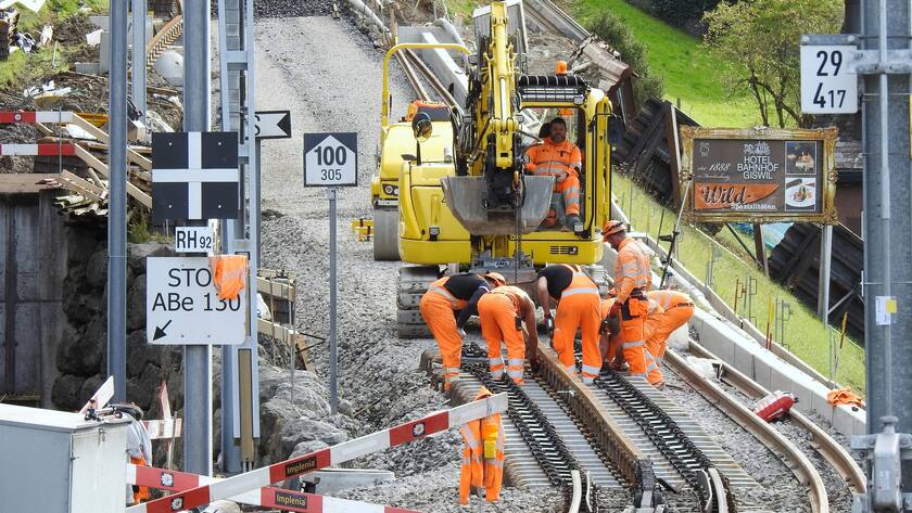 Das Trasse der Zentralbahn in Obwalden wird neu verlegt (2023).