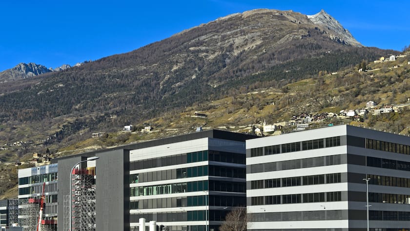 Biotechnologischer Produktionskomplex von Lonza in Visp VS.