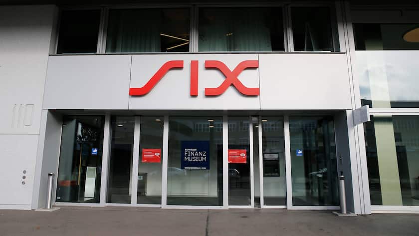 Sitz der Schweizer Börse SIX an der Pfingstweidstrasse in Zürich.