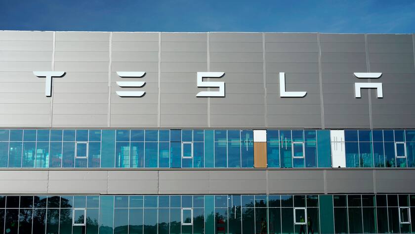 Tesla-Gigafactory in Grünheide bei Berlin.