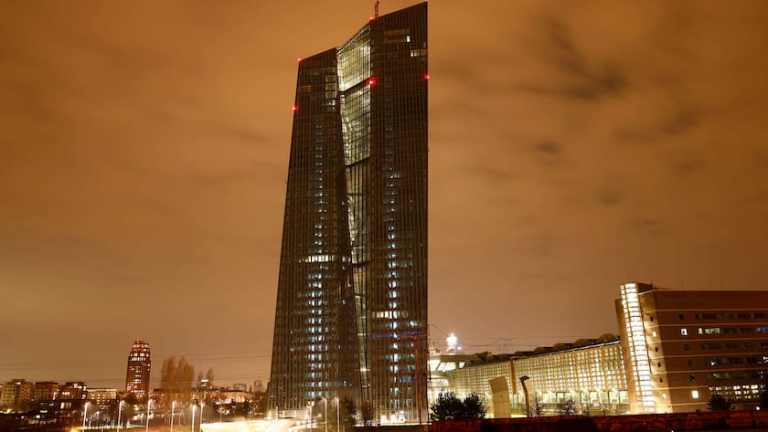 Europäische Zentralbank in Frankfurt am Main, Deutschland (8. März 2024).