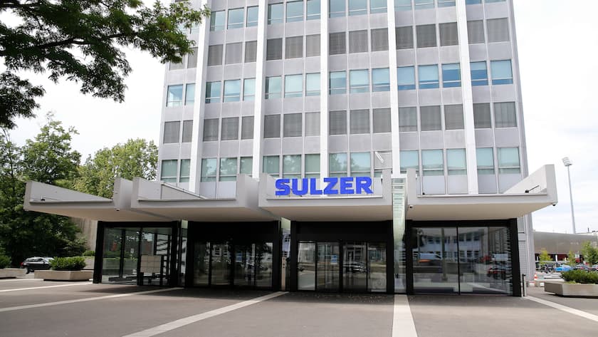 Am Hauptsitz von Sulzer in Winterthur.