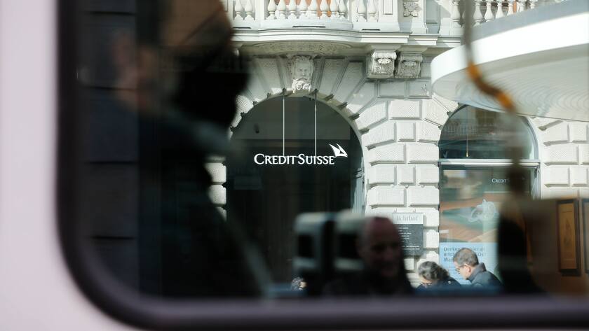 Am Hauptsitz der Credit Suisse am Paradeplatz in Zürich.