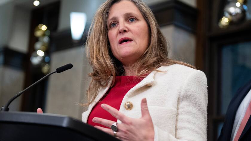 Chrystia Freeland bei einem Anlass in Ottawa, Kanada (11.12.2024).