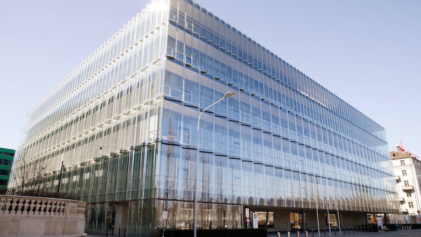 Hauptsitz der Swiss Re (Schweizerische Rückversicherungs-Gesellschaft) in Zürich.